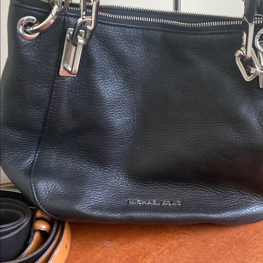 Michael Kors Black Leather Handbag